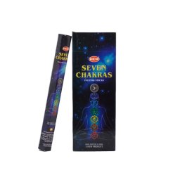 Betisoare Parfumate HEM Seven Chakras - 15 g - Armonia Centrilor Energetici - Incense Sticks - 1 Set