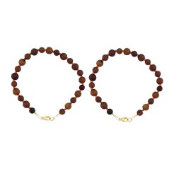 Bratara Ambra - Copal - Zircon Diametru 60 mm Rotund - 5-6,5 mm - Accesorii GF - 1 Buc