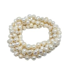 Colier Perle de Cultura Neregulate - 7-9 x 7-8 mm - 1 Buc