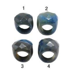 Inele Agata Oval Fatetat - Diametru Gaura 57 mm