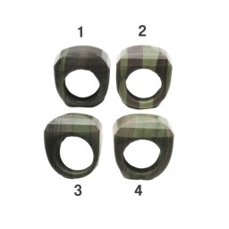 Inele Jasp Dreptunghi Fatetat - Diametru Gaura 60 mm