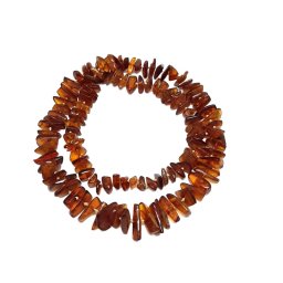 Colier Chihlimbar Margele Neregulate - 2-6 x 13-25 mm