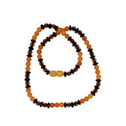 Colier Chihlimbar Margele Pietre Semipretioase Rotunde - Disc - 5-5,9 mm