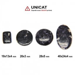 Cabochon din Lepidolit de Forma Oval, Rotund si Dreptunghi - 19-40 x 13-24 x 3-5 mm