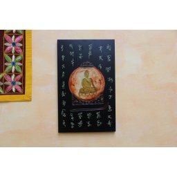 Tablou cu Buddha Mudre - Obiect Decorativ - 48x30 cm