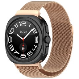 Curea pentru Samsung Galaxy Watch Ultra 47mm - Techsuit Watchband 35mm (W009) - Rose Gold