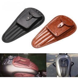 Geanta rezervor moto cruiser chopper bobber piele