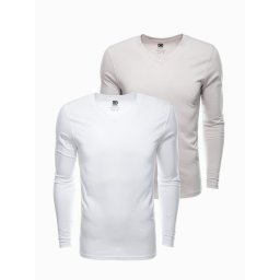 Ombre Men's V-NECK longsleeve set - mix 2