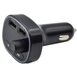Modulator Transmitator FM cu functie de incarcator auto Usb Bluetooth 5.0 12 24 V T30