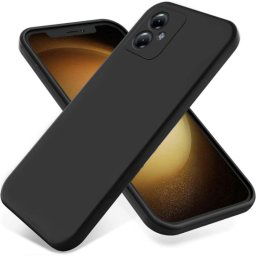 BestCase® Husa Premium Silicon, Compatibila Cu Motorola Moto G54 Power Edition, 1.2MM Slim, Microfibra in interior, Antisoc, Rezistent la socuri, Protectie Camera, Negru