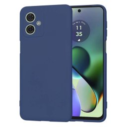 BestCase® Husa Premium Silicon, Compatibila Cu Motorola Moto G54 Power Edition, 1.2MM Slim, Microfibra in interior, Antisoc, Rezistent la socuri, Protectie Camera, Albastru inchis
