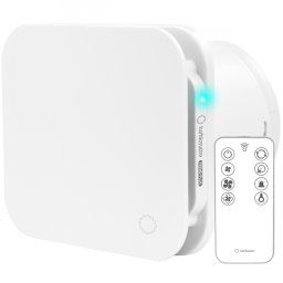 Ventilator de baie multifuncțional Turbionaire Trend Plus 150 WM, Telecomanda, Consum max. 6.5W, 7 viteze + Boost, Motor DC Brushless, Clapeta anti retur, Timer reglabil, Debit aer 230mc/h, Silentios, Diametru 150mm, Garantie 60 luni