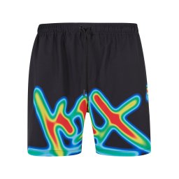 K1X Pantaloni albastru deschis / galben / roșu / negru