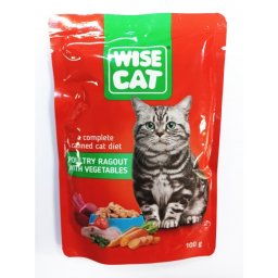 Hrana Pisica, Umeda, Carpathian Wise Cat, Plic cu pui si legume in sos, 24x100 gr