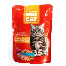 Hrana Pisica, Umeda, Carpathian Wise Cat, Plic cu pui in sos, 24x100 gr
