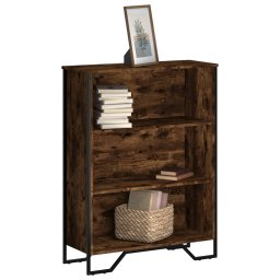 Biblioteca, stejar fumuriu, 80x31x106 cm, lemn prelucrat GartenMobel Dekor
