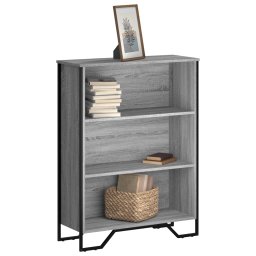 Biblioteca, gri sonoma, 80x31x106 cm, lemn prelucrat GartenMobel Dekor