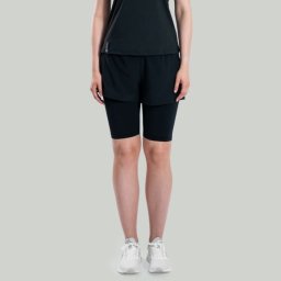 STRIX Pantaloni scurți pentru femei 2in1 ULTRA Black S