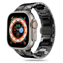 Curea pentru Apple Watch 1/2/3/4/5/6/7/8/9/SE/SE 2/Ultra/Ultra 2 (42/44/45/49mm) - Techsuit Watchband (W063) - Black