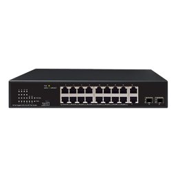 Switch 16xRJ45 POE, 2xRJ45, 2xSFP, Gigabit - UNV NSW2010-18GT2GP-POE-IN