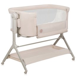 Patut co-sleeper Lionelo Leonie Plus Pliabil cu sistem de leganare