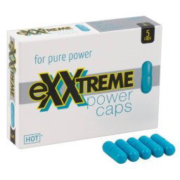 Hot Putere eXXtrema 5 capsule Efect de Intarire pentru Putere Pura