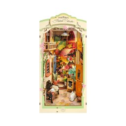 Book Nook, Cotor de carte DIY, Colt cu flori, 164 piese