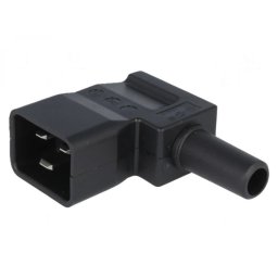 Conector de alimentare IEC C20 unghi 250V/16A, 4789.1200