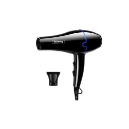Uscator de par Rosberg R51100K, 2000 W, 3 trepte, 2 viteze, Concentrator, Negru