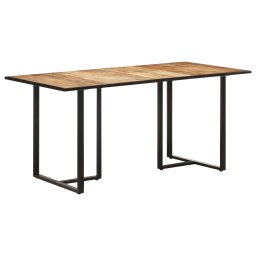 Masa de bucatarie, 160 cm, lemn de mango nefinisat GartenMobel Dekor