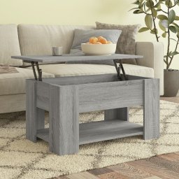 Masuta de cafea, gri sonoma, 79x49x41 cm, lemn prelucrat GartenMobel Dekor