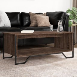 Masuta de cafea, stejar maro, 100x51x40 cm, lemn prelucrat GartenMobel Dekor