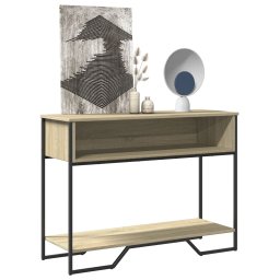 Masuta consola, stejar sonoma, 100x35x74,5 cm, lemn prelucrat GartenMobel Dekor