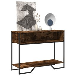 Masuta consola, stejar fumuriu, 100x35x74,5 cm, lemn prelucrat GartenMobel Dekor