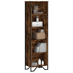 Biblioteca, stejar fumuriu, 50x31x169 cm, lemn prelucrat GartenMobel Dekor