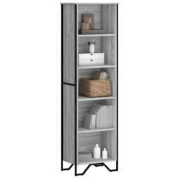 Biblioteca, gri sonoma, 50x31x169 cm, lemn prelucrat GartenMobel Dekor