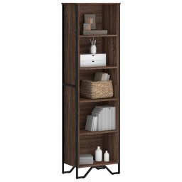 Biblioteca, stejar maro, 50x31x169 cm, lemn prelucrat GartenMobel Dekor