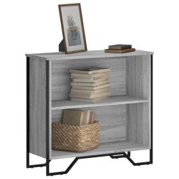 Biblioteca, gri sonoma, 80x31x74,5 cm, lemn prelucrat GartenMobel Dekor
