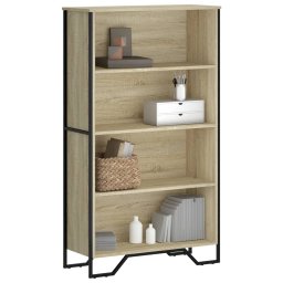 Biblioteca, stejar sonoma, 80x31x137,5 cm, lemn prelucrat GartenMobel Dekor