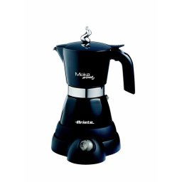 Espressoare pentru aragaz Moka Aroma 1358A, 400 W, 2-4 cesti, Negru