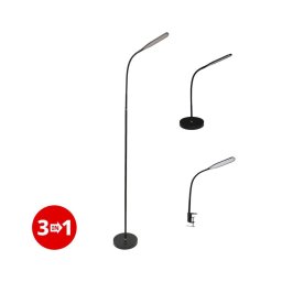 Lampă LED dimabilă 3 în 1 DARA LED/10W/230V 3000/4000/6000K CRI 90 negru