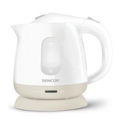 Fierbător de apă Sencor 1 l 1100W/230V alb/bej