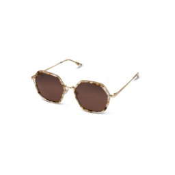 Kapten & Son Ochelari de soare 'Amsterdam Edge Toffee Tortoise Brown' maro / auriu / transparent