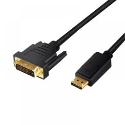 CABLU video LOGILINK, adaptor DisplayPort (T) la DVI-D DL(T), Full HD (1920x1080) la 60Hz, 5 m, CV0133