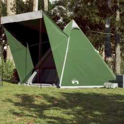 Cort de familie Tipi pentru 6 persoane, verde, impermeabil GartenMobel Dekor