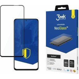 Sticla compozita incasabila 3mk NeoGlass pentru Xiaomi Redmi Note 11 Pro 5G / Pro+ 5G, Duritate 8H, Margine neagra