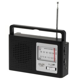 Radio portabil , AM/FM, antena telescopica, 4W, negru