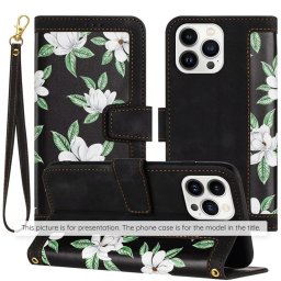 Husa Husa pentru iPhone 12 Pro Max - Techsuit FlipCraft - Flowers of the Dawn