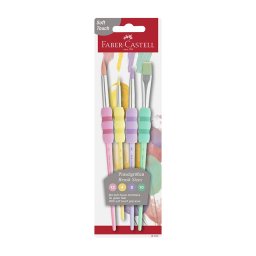 Pensule desen 4/set Faber Castell Soft Touch Pastel 481620