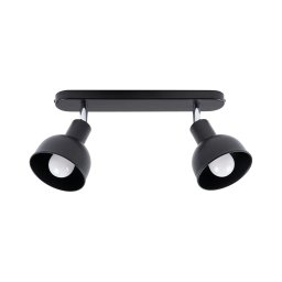 Spot Sollux SL.1317 ELBA 2xE27/15W/230V negru